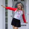 Misfit Doll Crop Raglan