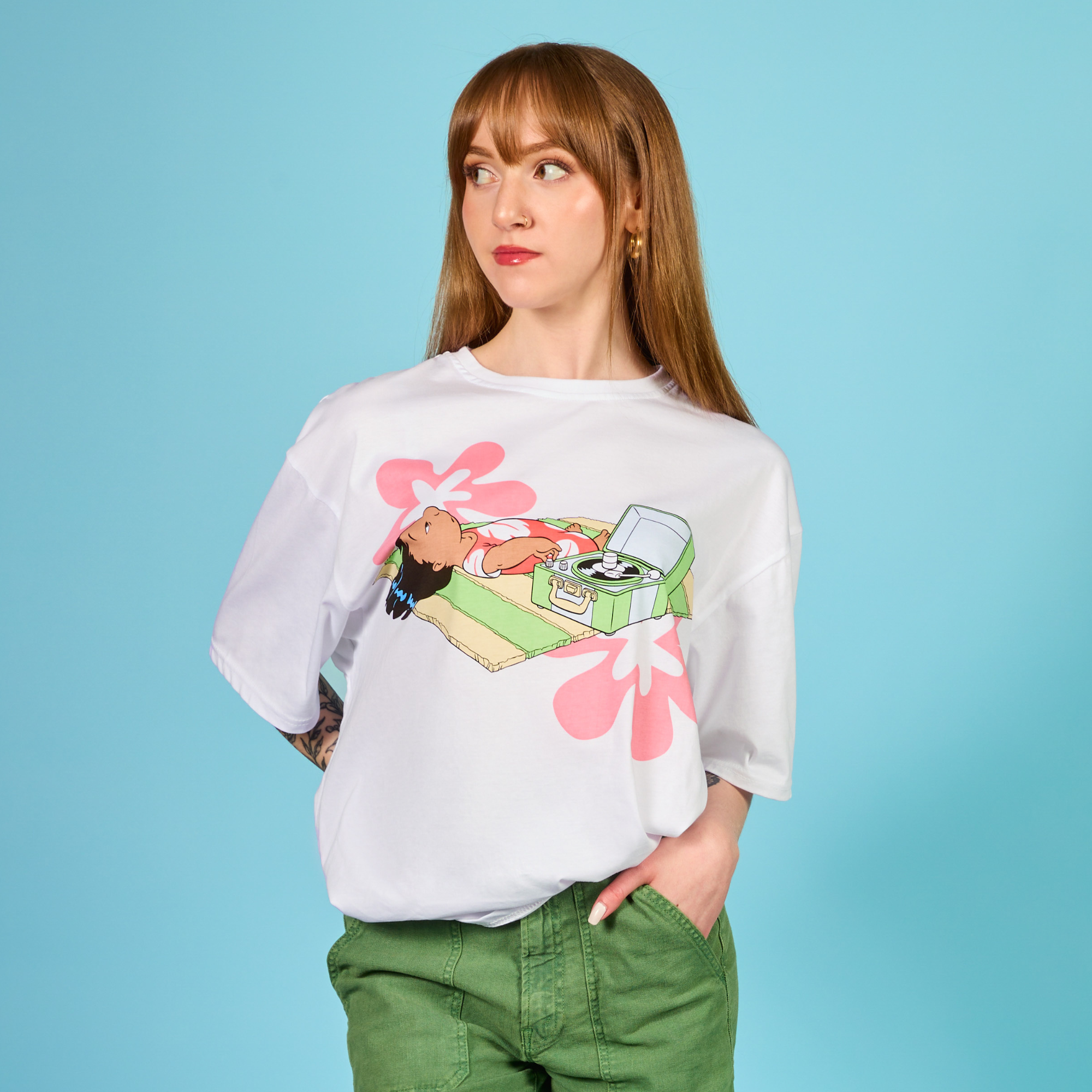 Leave Me Alone Drop Sleeve T-Shirt