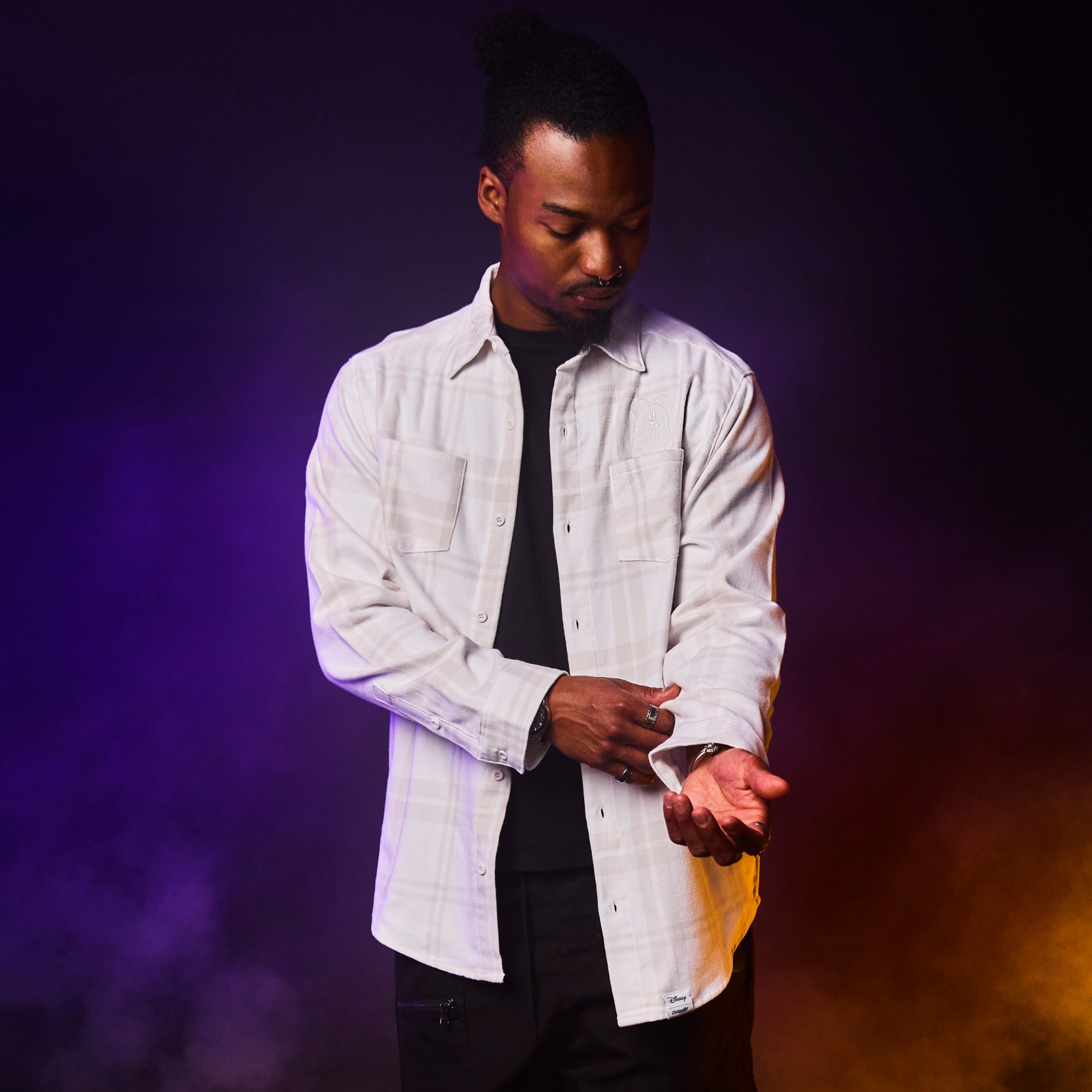 Mickey Glow In The Dark Ghost Flannel