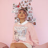 Minnie Comic Collared Crewneck
