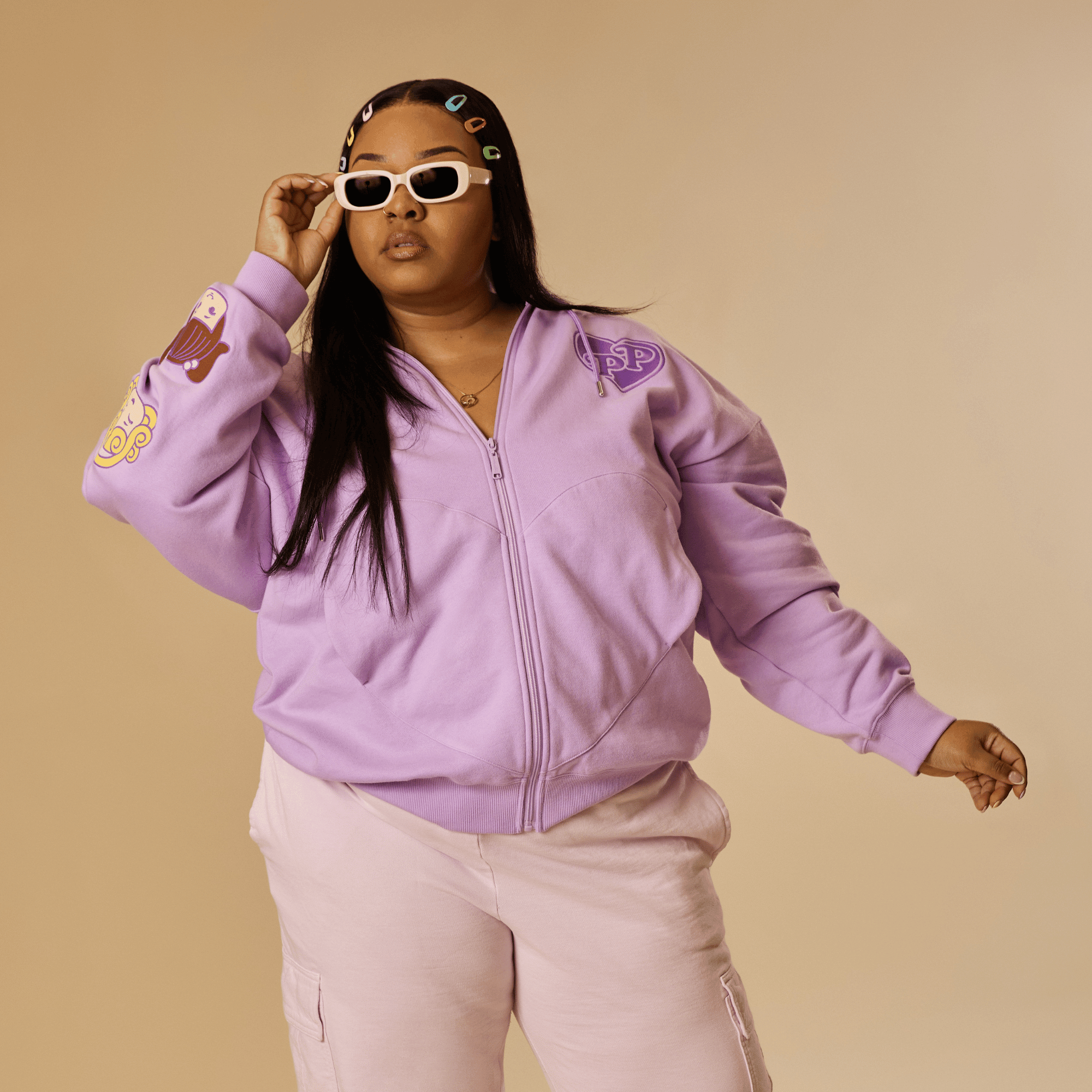 Polly Pocket Embroidered Hoodie