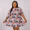 Cinderella Poster Smock Dress