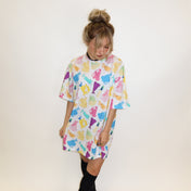 Princess Paper Doll T-Shirt Dress