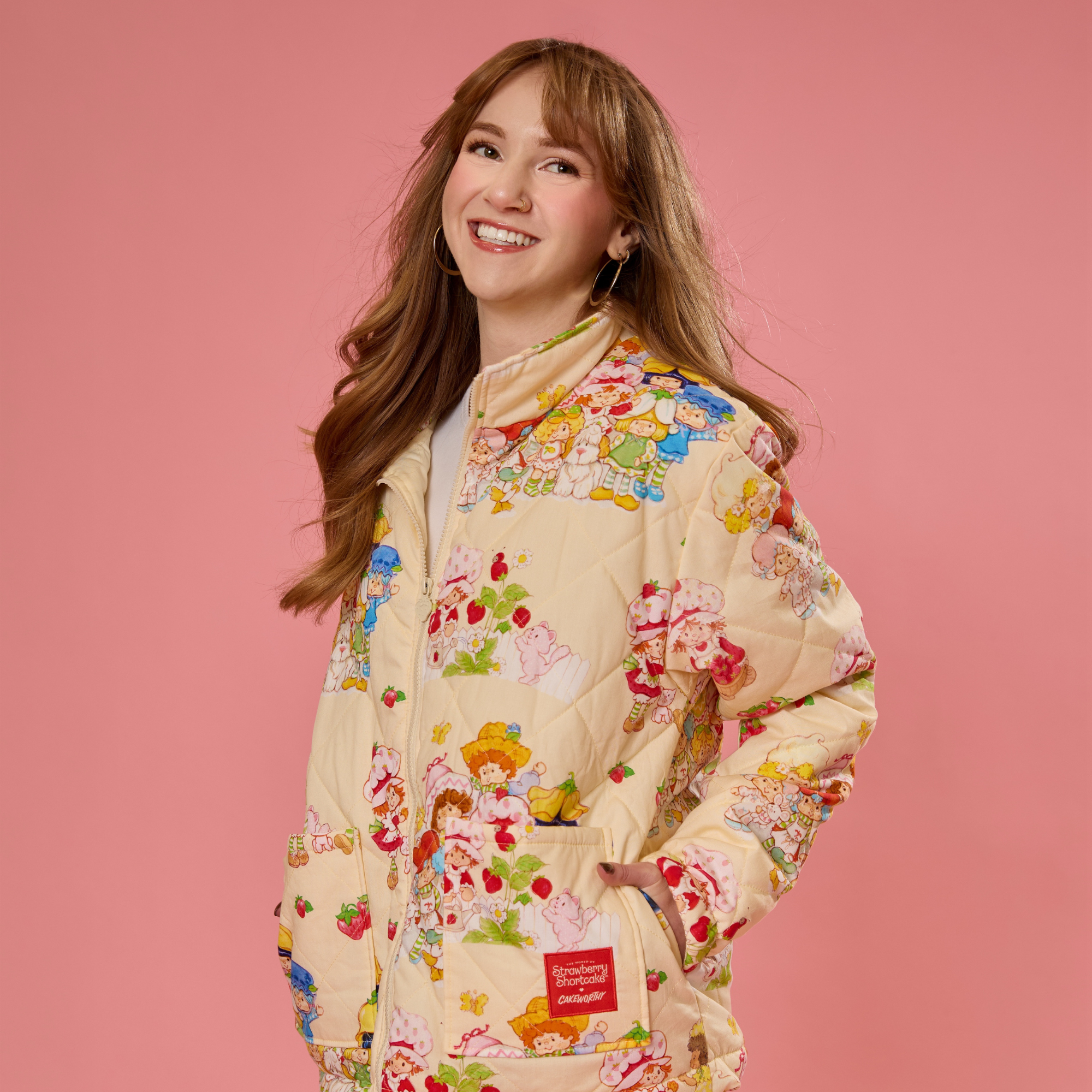 Strawberry Shortcake Quilted Jacket