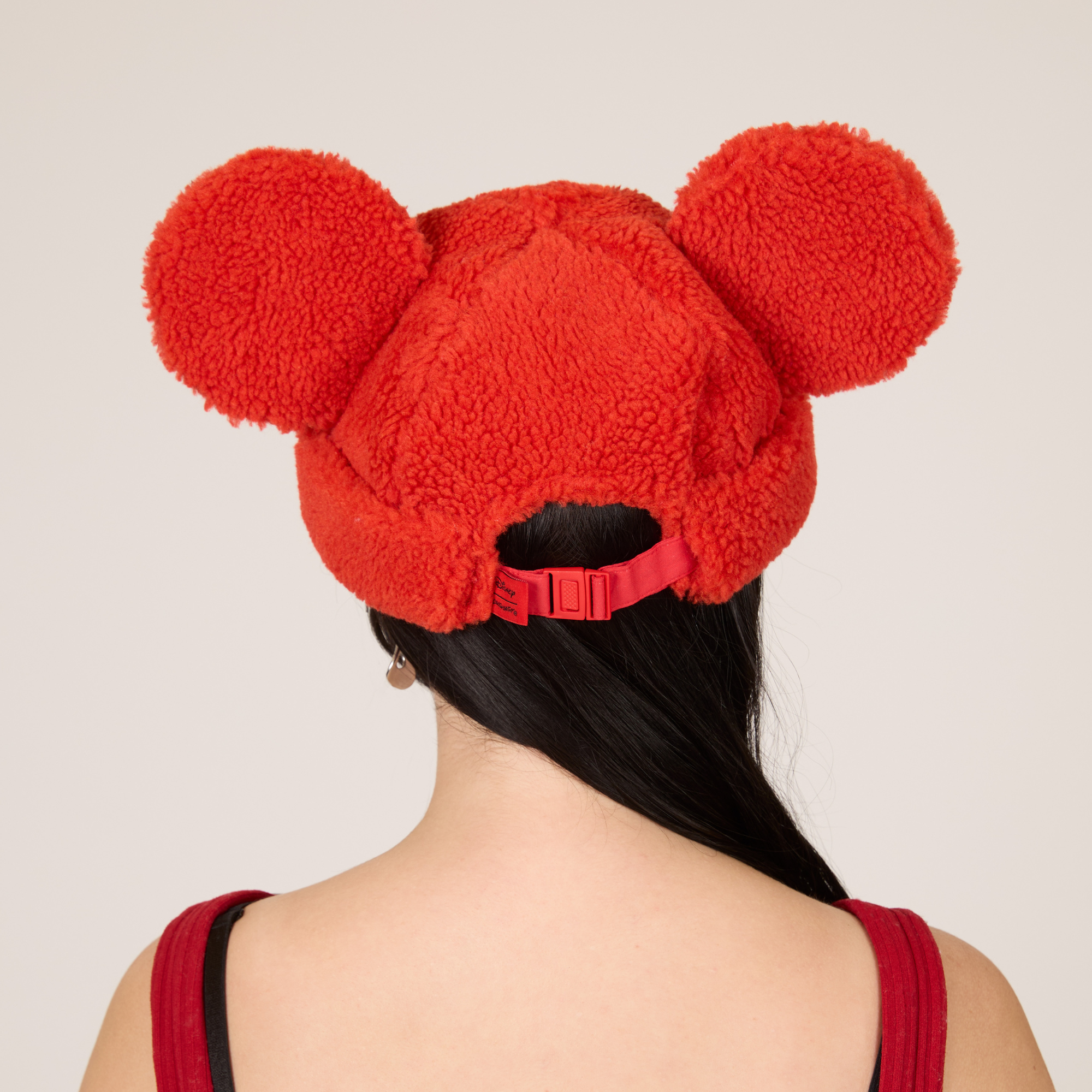 Mickey Sherpa Beanie Strawberry