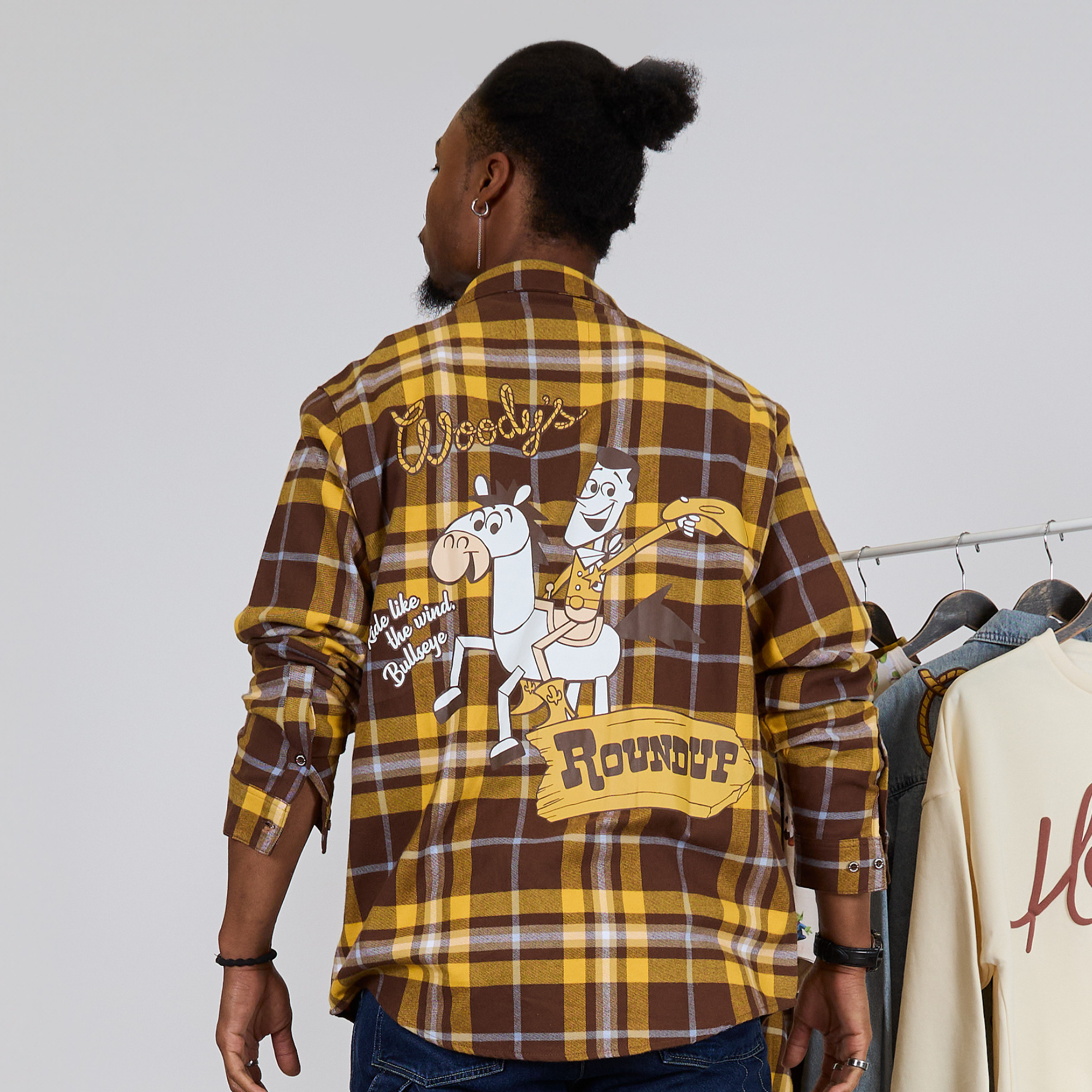 Toy Story Woody's Round Up Flannel