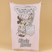 Minnie Mouse Comic Blanket