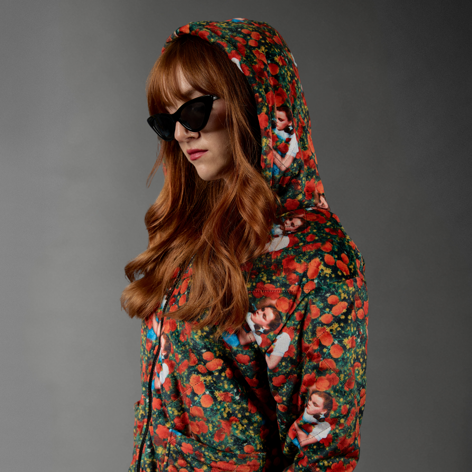 The Wizard of Oz Poppy Field Quilted Jacket