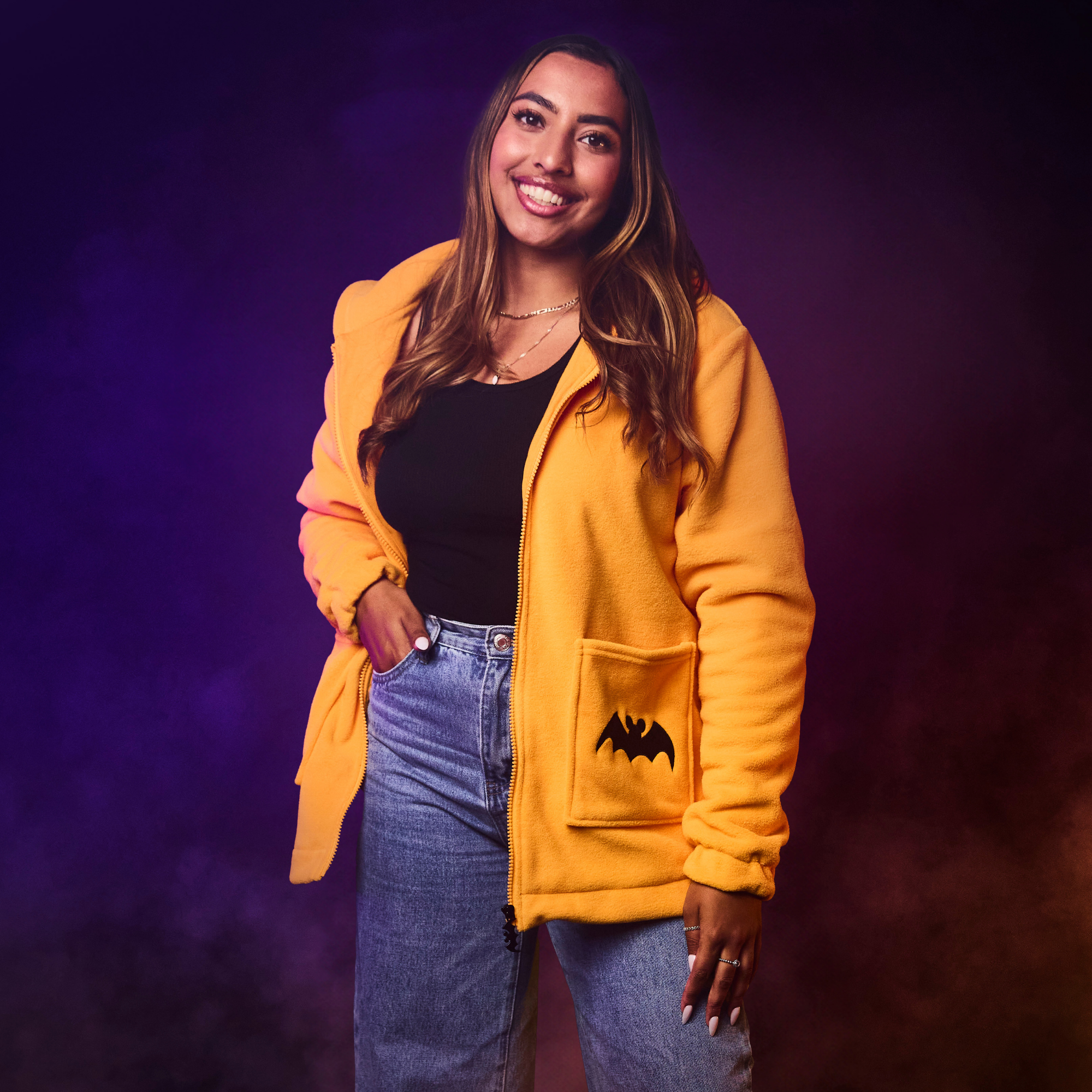 Mickey Pumpkin Sherpa Hoodie