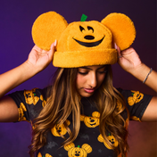 Sherpa Mickey Pumpkin Beanie