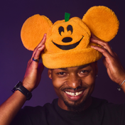 Sherpa Mickey Pumpkin Beanie