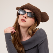 Mickey Sherpa Beanie Chocolate