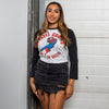 Retro Spider-Man Crop Raglan