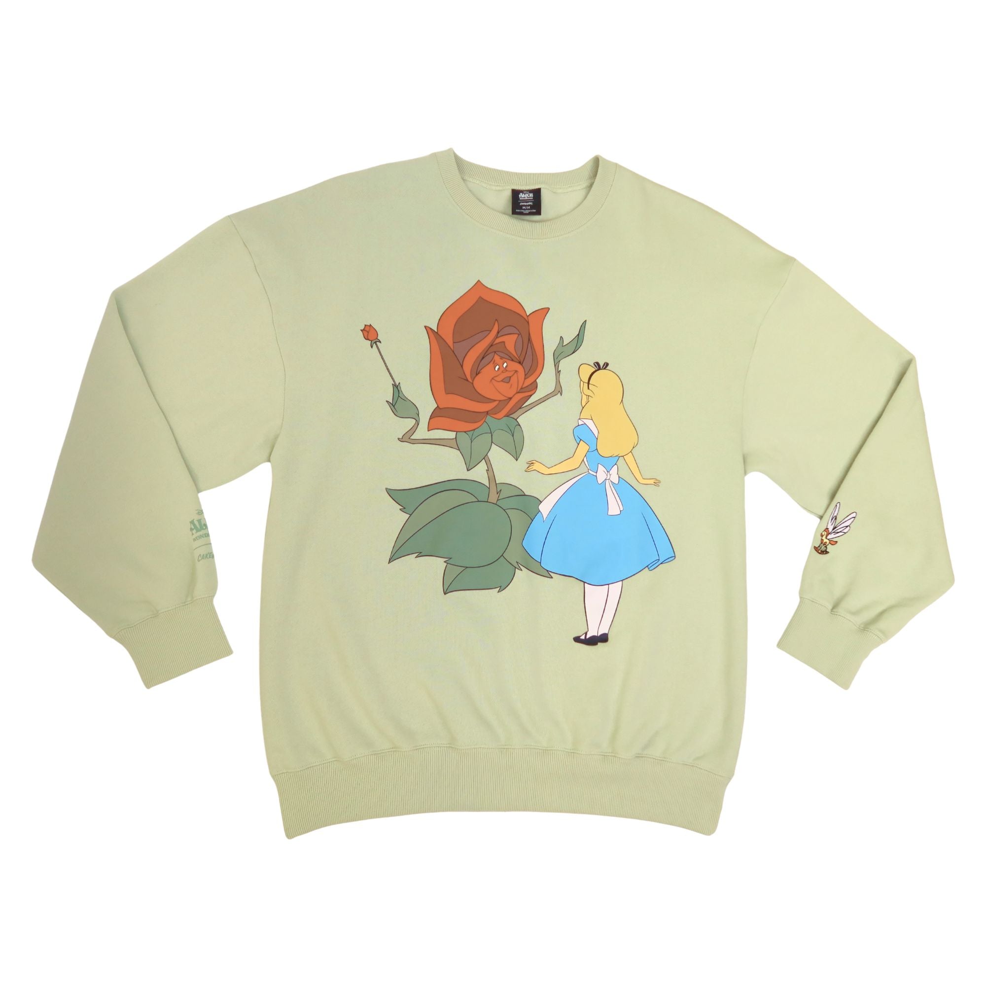 Alice in Wonderland Embroidered Crewneck