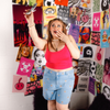 Paul Frank Julius Embroidered Denim Shorts