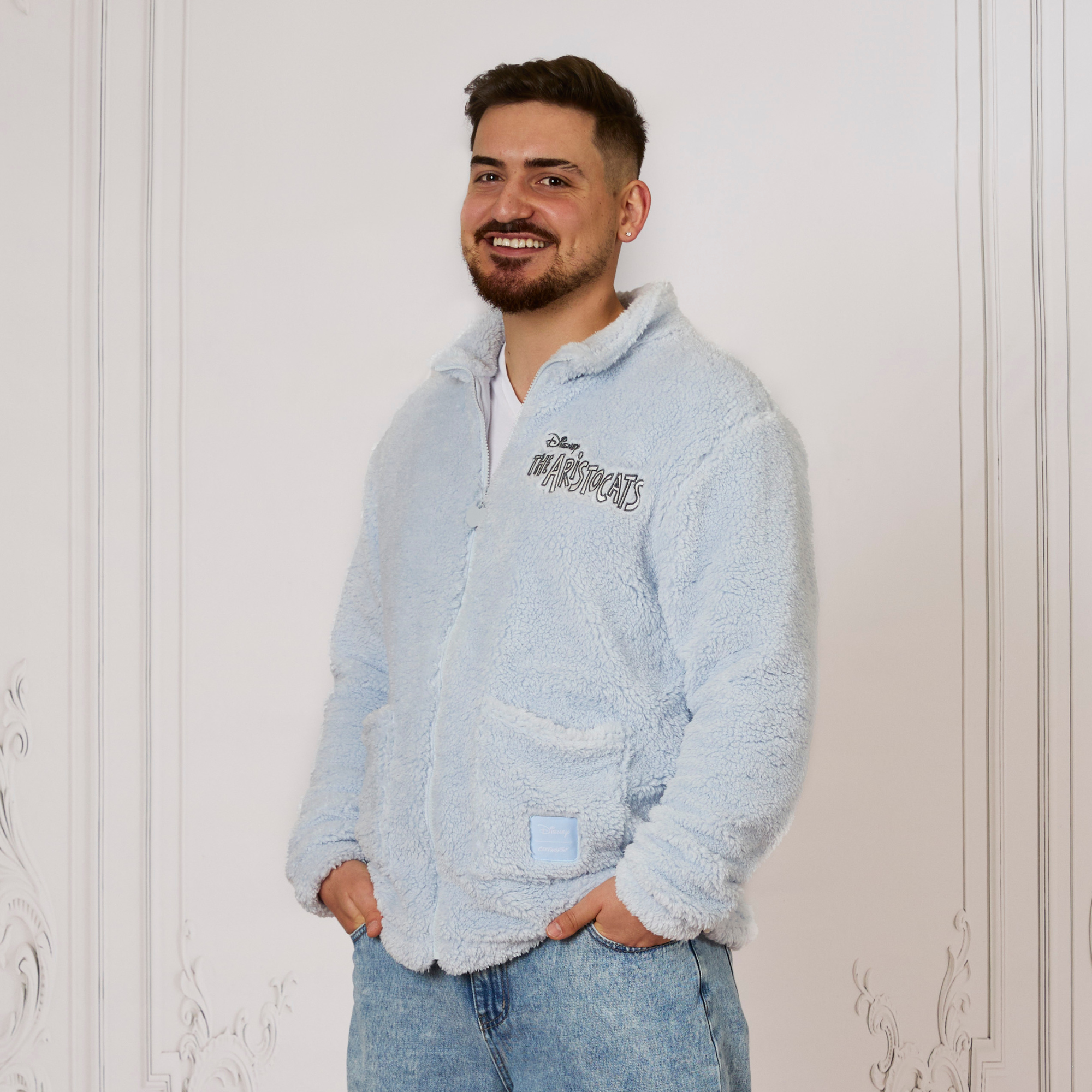 The Aristocats Embroidered Sherpa Jacket