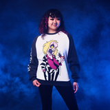 Beetlejuice Retro Raglan Sweater