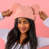 Pink Minnie Mouse Sherpa Beanie