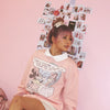 Minnie Comic Collared Crewneck