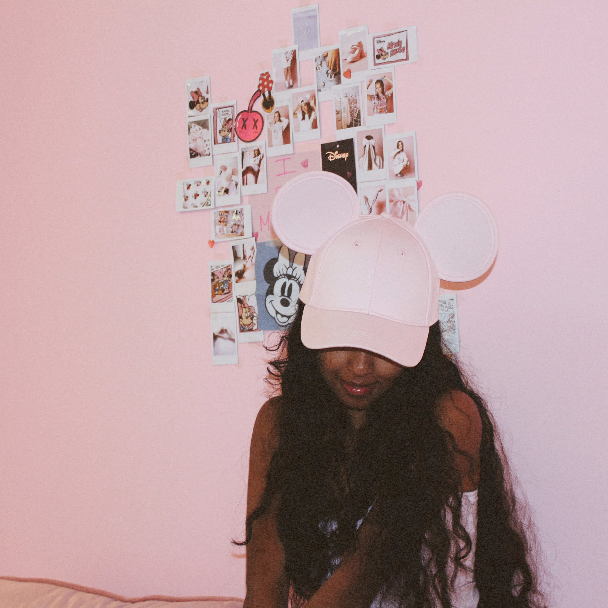 Pink Mickey Ear Hat