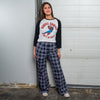 Spider-Man Plaid Wide Leg Pants