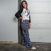 Spider-Man Plaid Wide Leg Pants