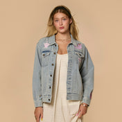 Alice in Wonderland Anniversary Denim Jacket