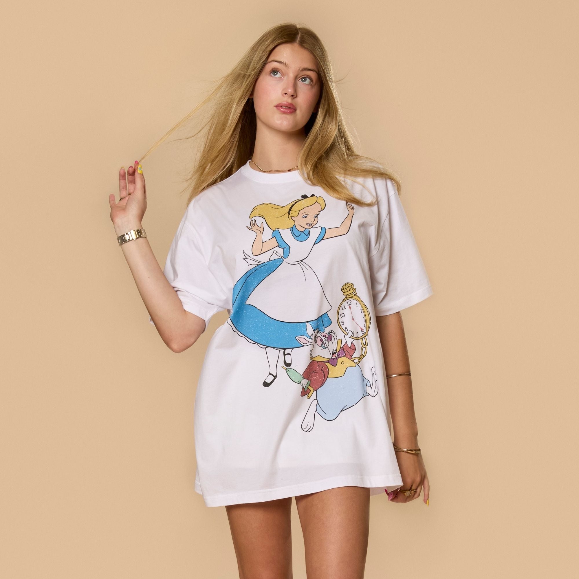 disney shirt dress Alice In Wonderland T-Shirt 3XL Get ready to twirl around Magic Kingdom in our Small World dress in pink Small World Disney dress Walt