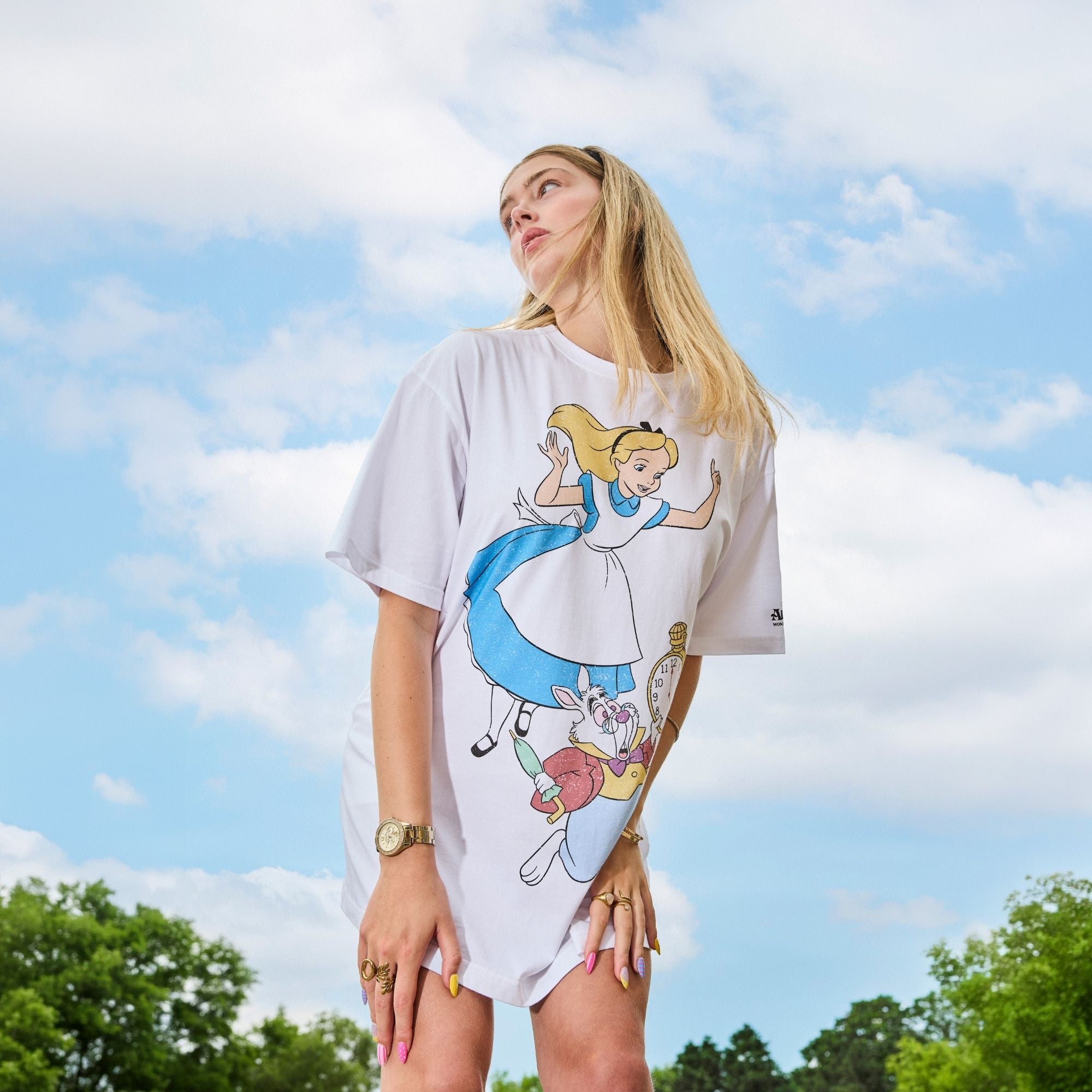 alice shirt dress Alice In Wonderland T-Shirt Dress Cakeworthy