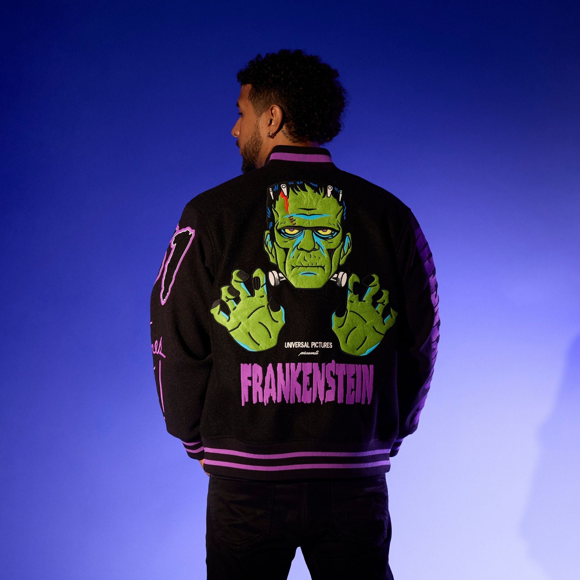 Universal Monsters Frankenstein Varsity Jacket