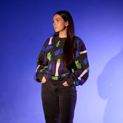 Universal Monsters Frankenstein Parts Knit Sweater