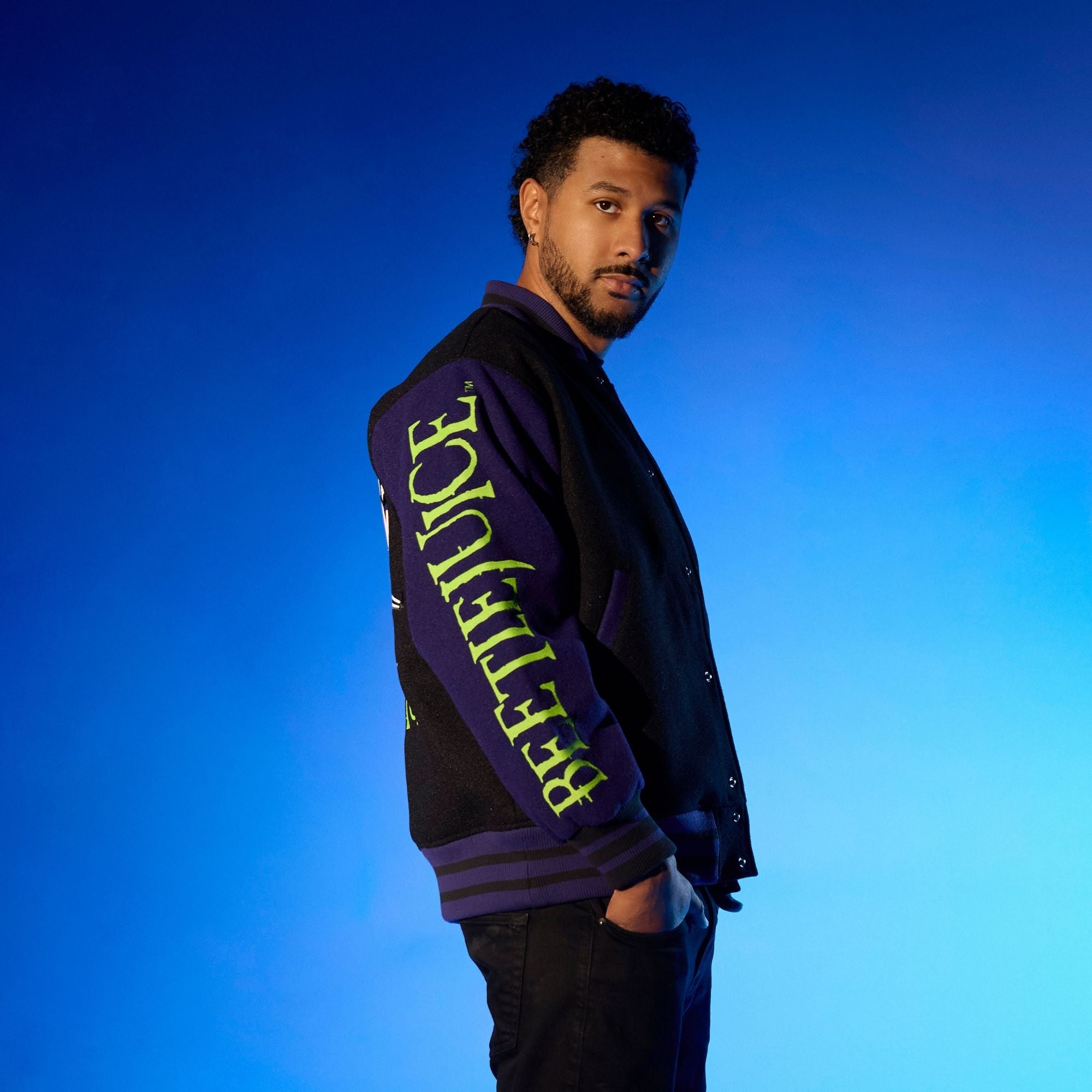 Beetlejuice Varsity Jacket