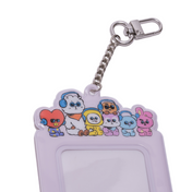 BT21 Good Vibes Photo Card Holder Key Chain