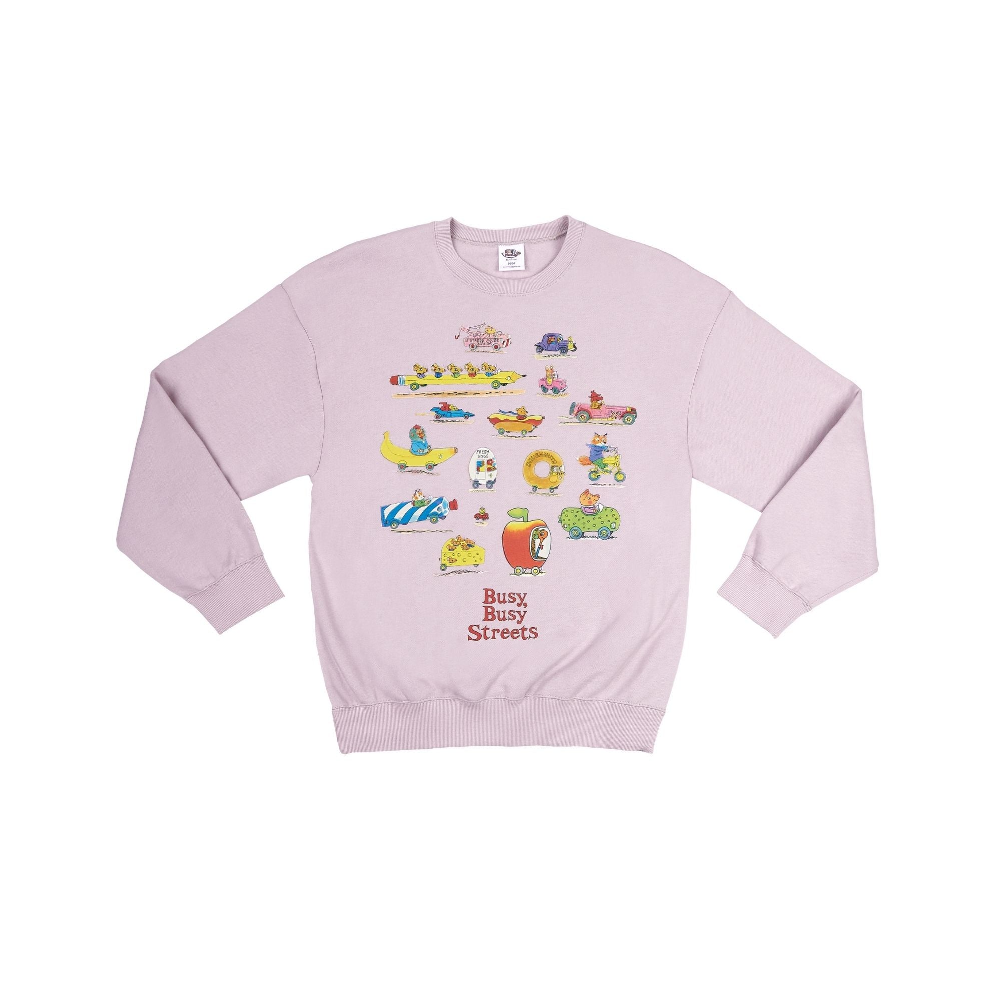 Richard Scarry's Busy Busy Streets Crewneck