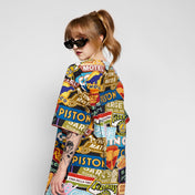Cars Bumper Sticker T-Shirt Dress