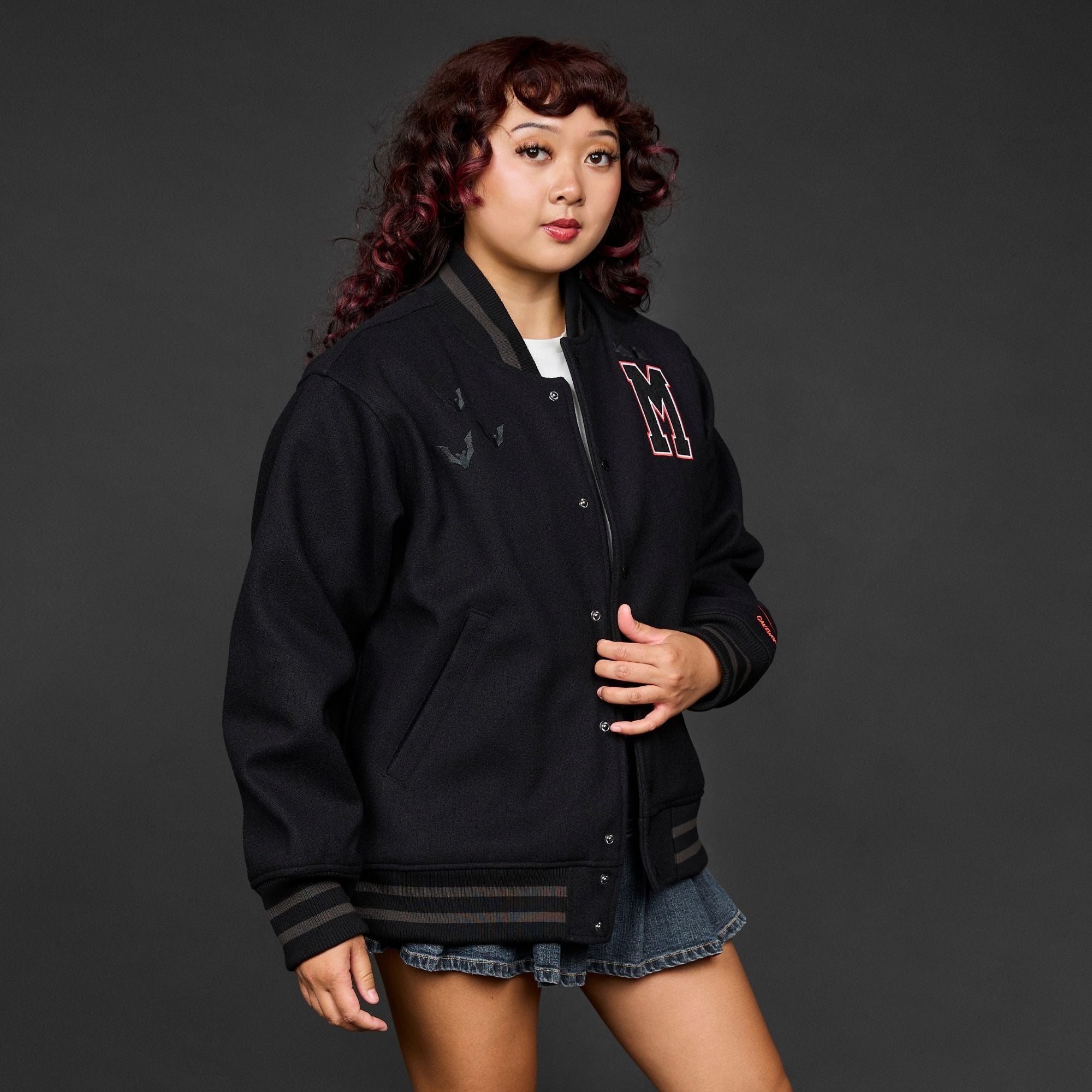 Disney Mickey Mouse Vampire Varsity Jacket