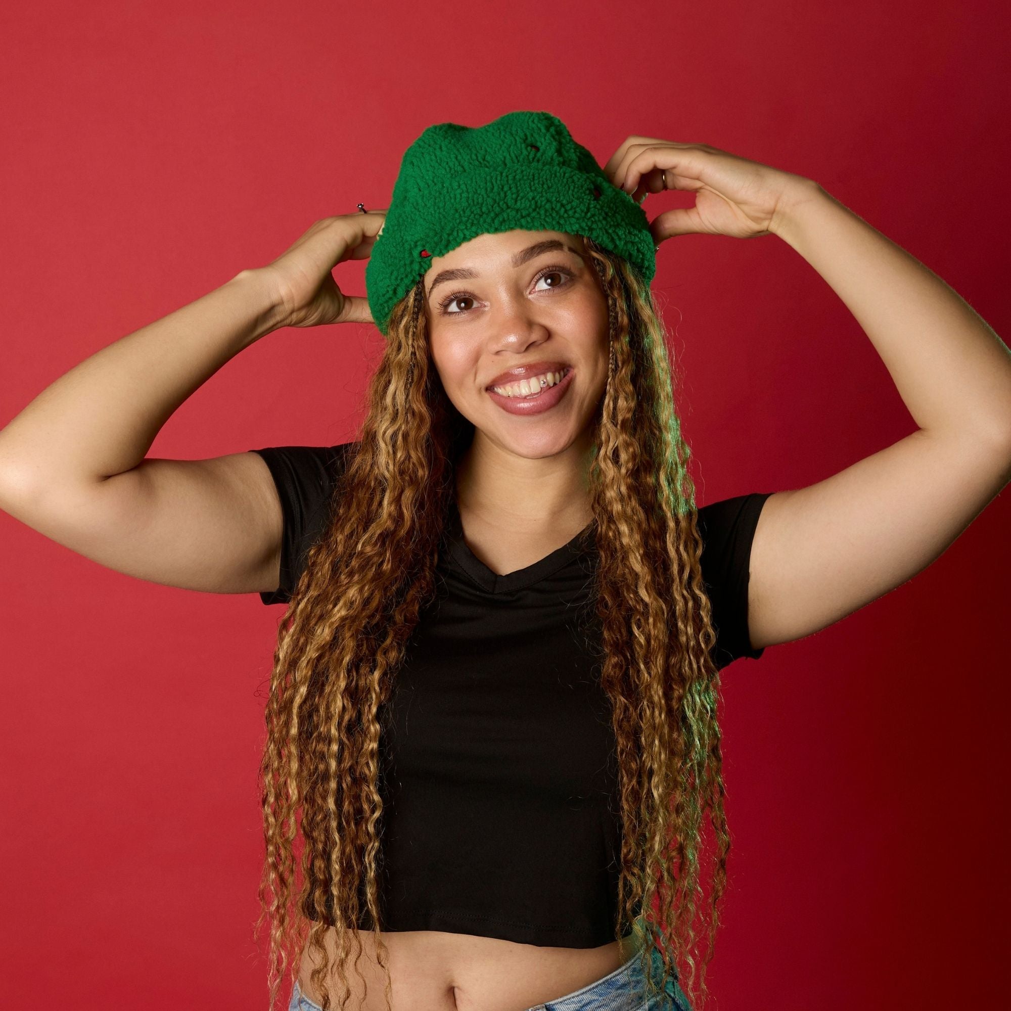 NMBC Scary Wreath Sherpa Beanie
