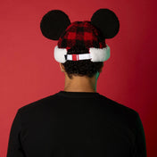 Mickey Mouse Plaid Holiday Sherpa Beanie
