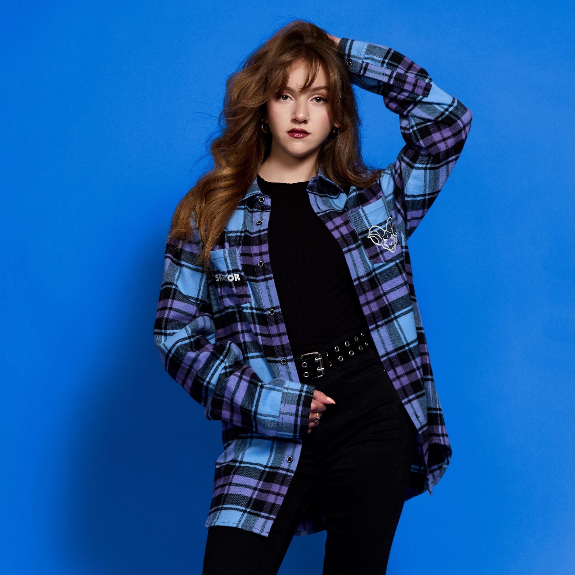 Masters of the Universe Skeletor Glow Flannel