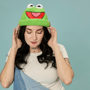 The Muppets Kermit the Frog Sherpa Beanie