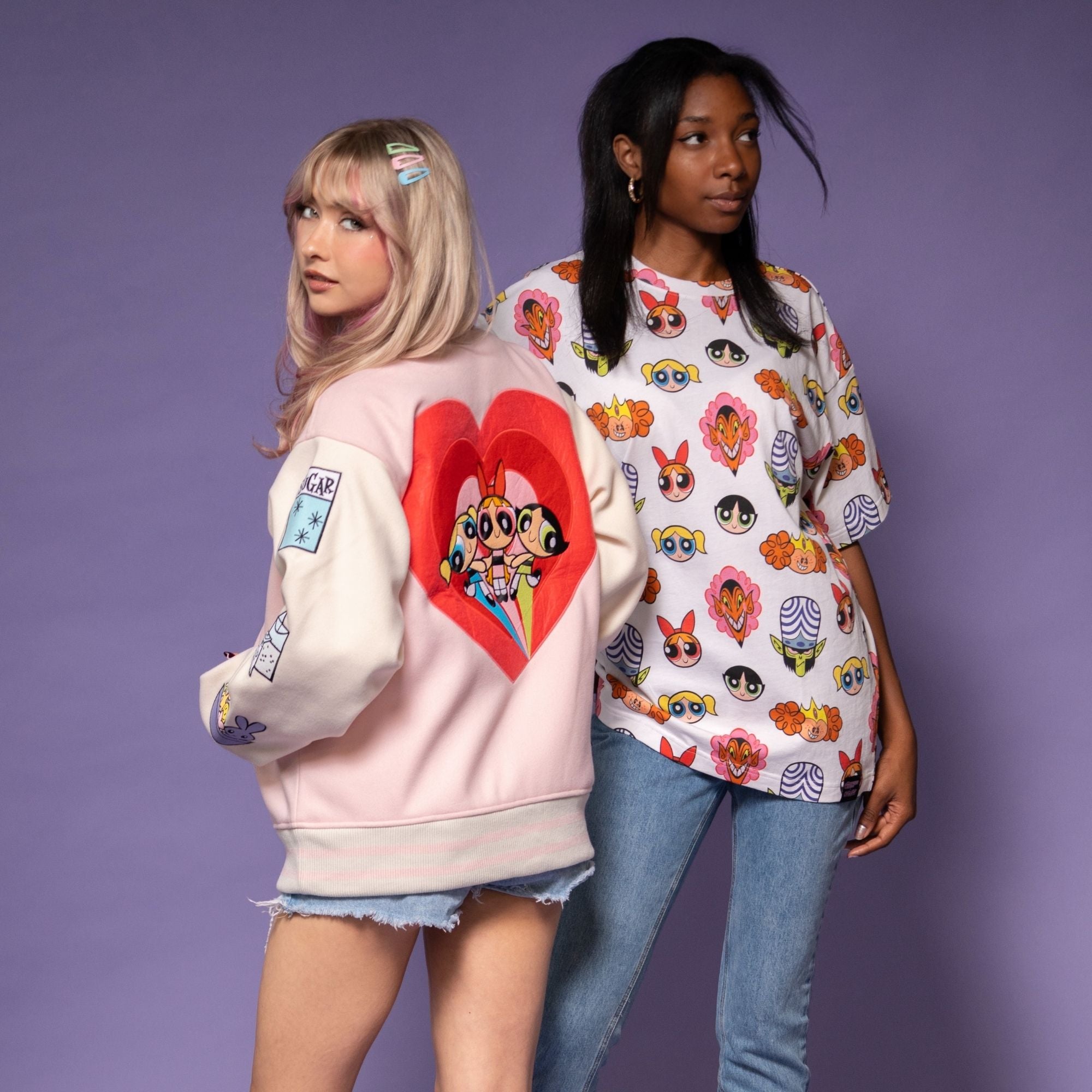 The Powerpuff Girls Toss Print AOP T-Shirt