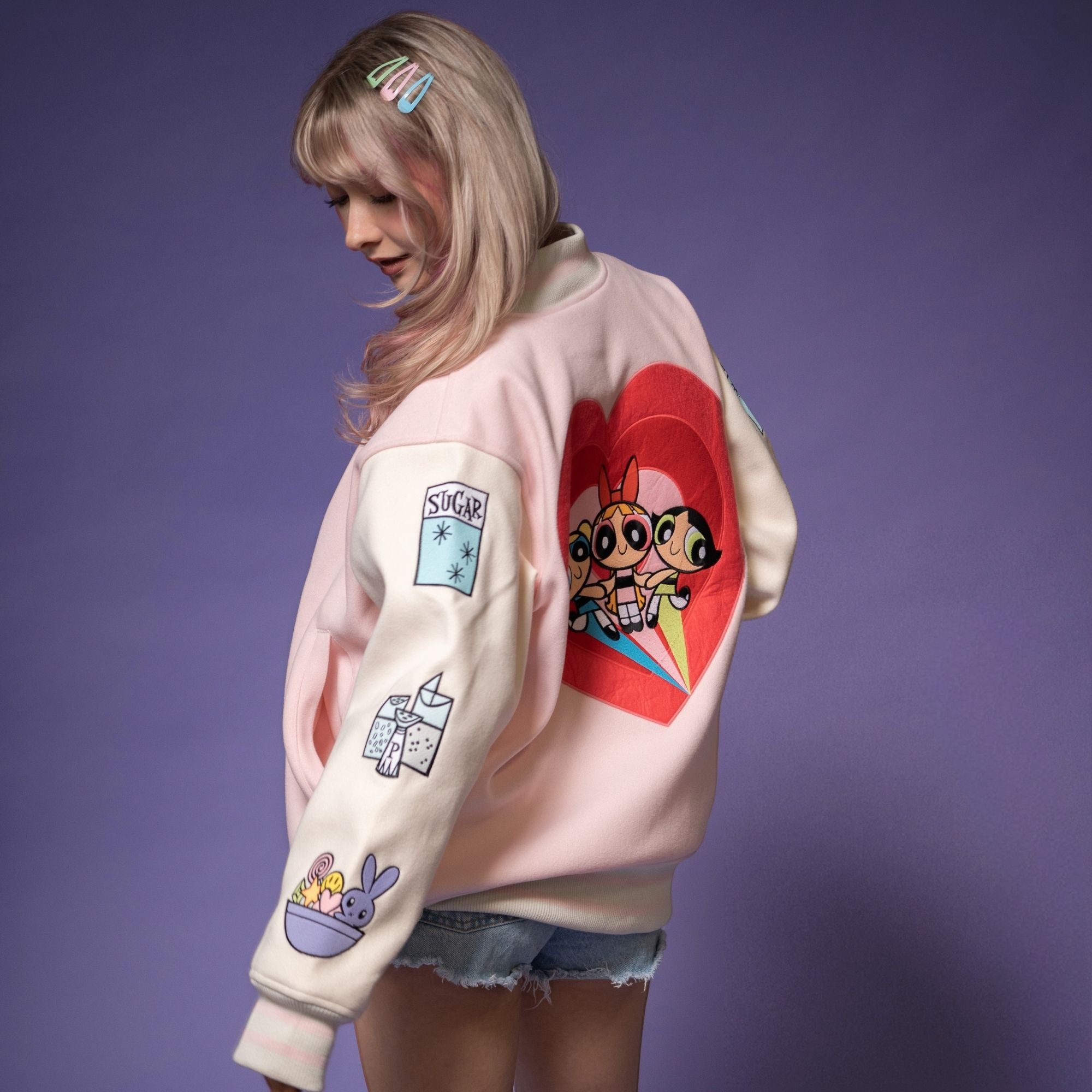 The Powerpuff Girls Varsity Jacket