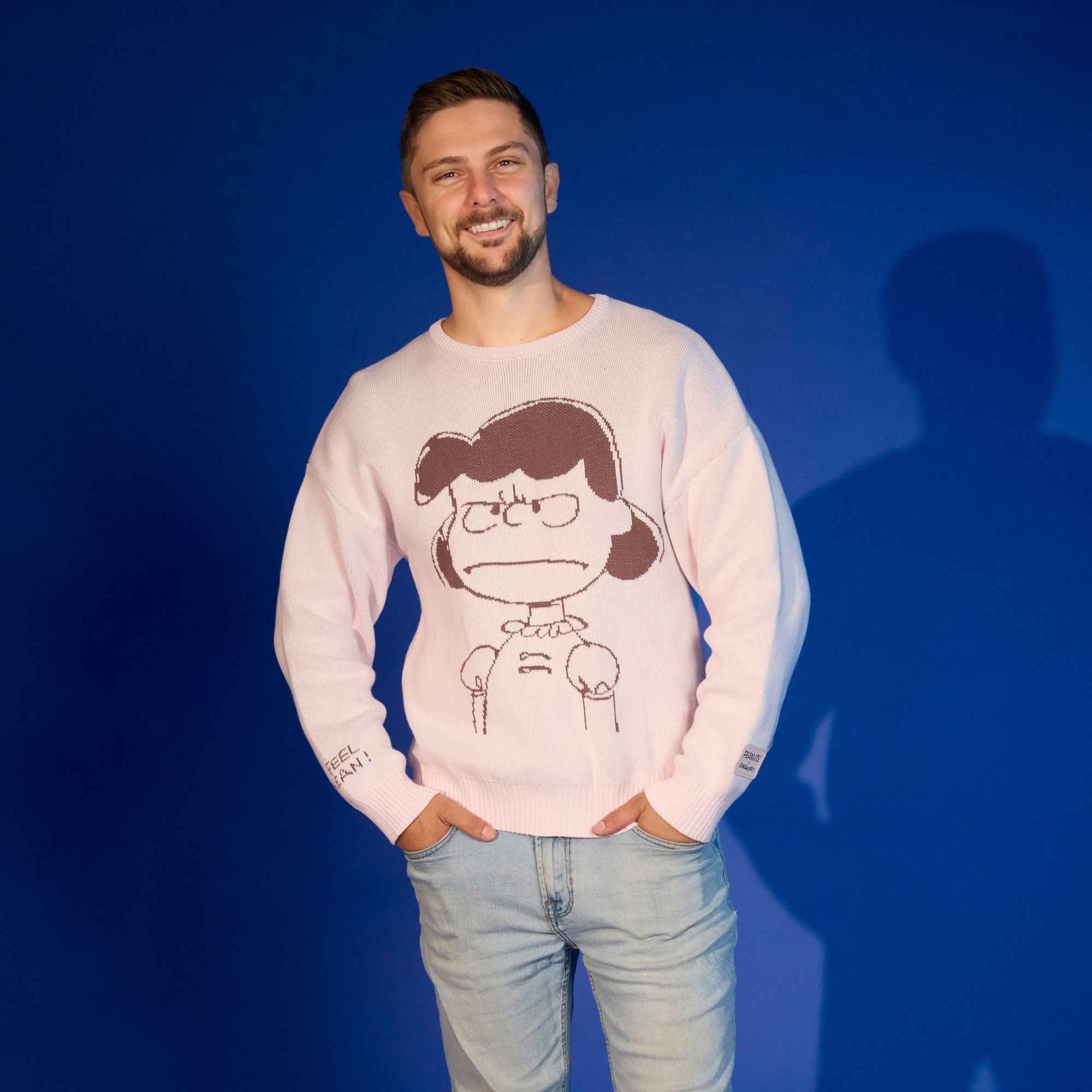 Peanuts Lucy I Feel Mean Knit Sweater