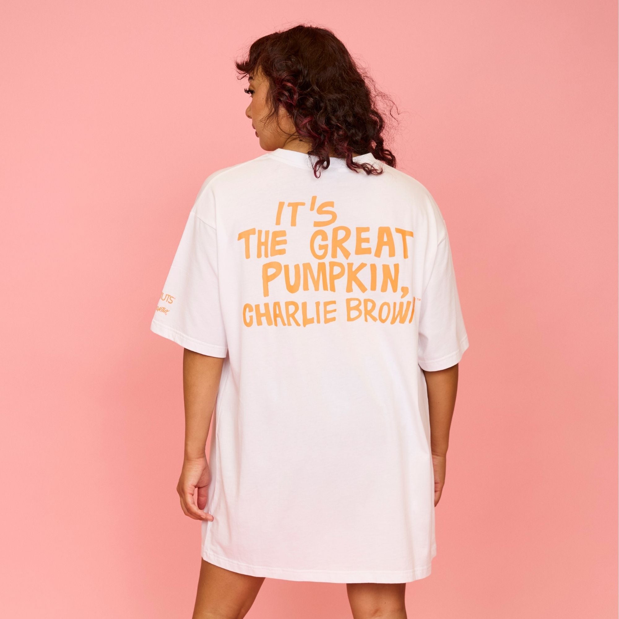 Peanuts The Great Pumpkin Charlie Brown T-Shirt Dress – Cakeworthy