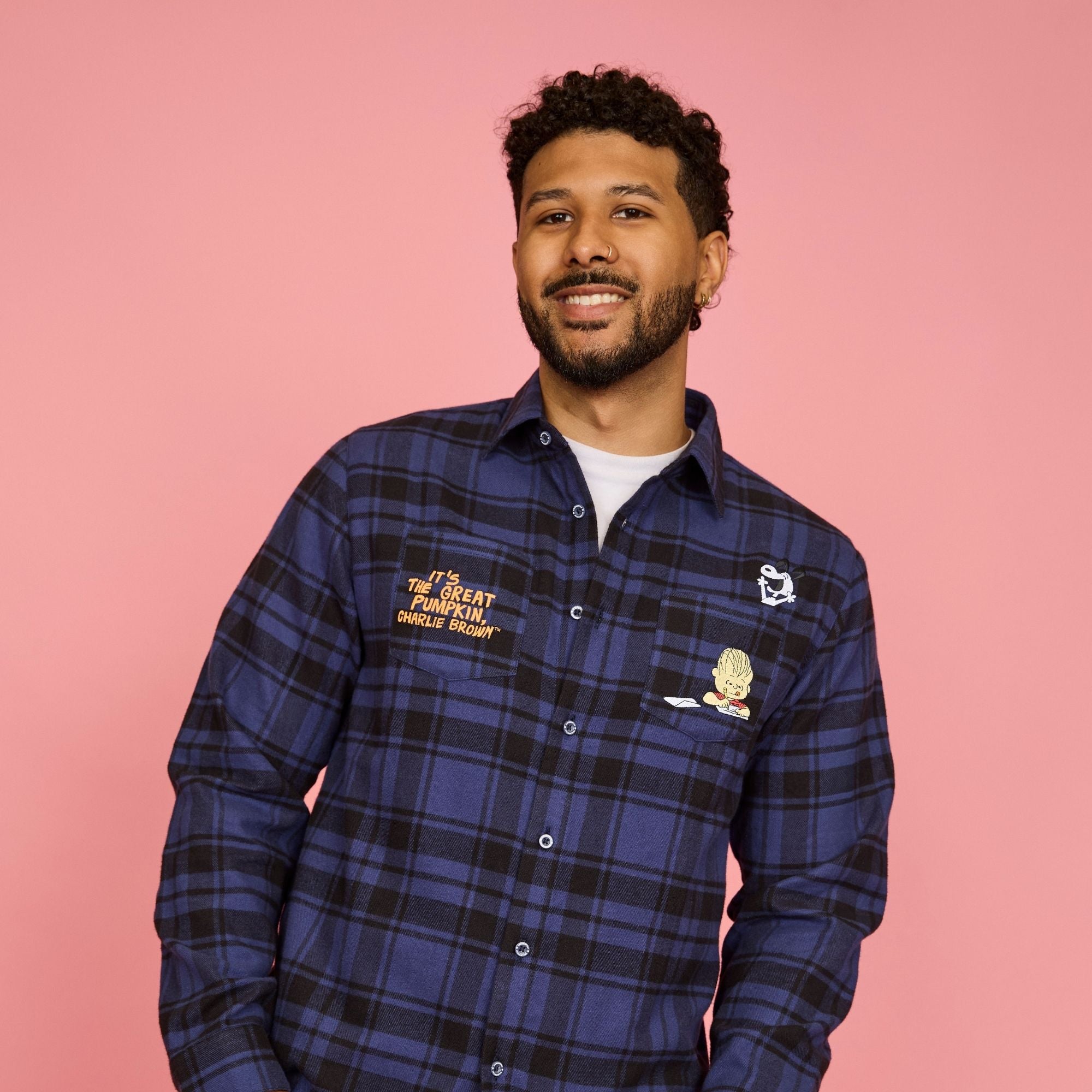 Peanuts The Great Pumpkin Charlie Brown Flannel