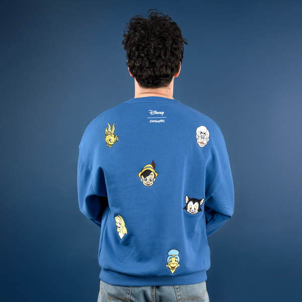 Pinocchio Embroidered Crewneck