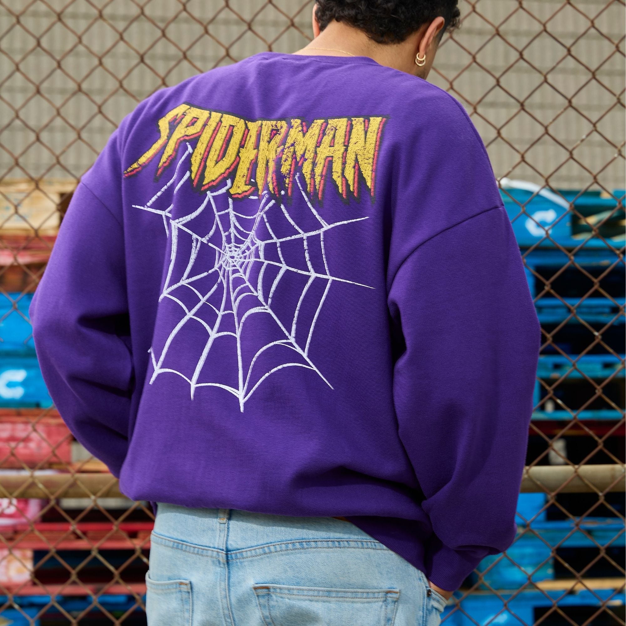 Spider Man 90's Pocket Crewneck