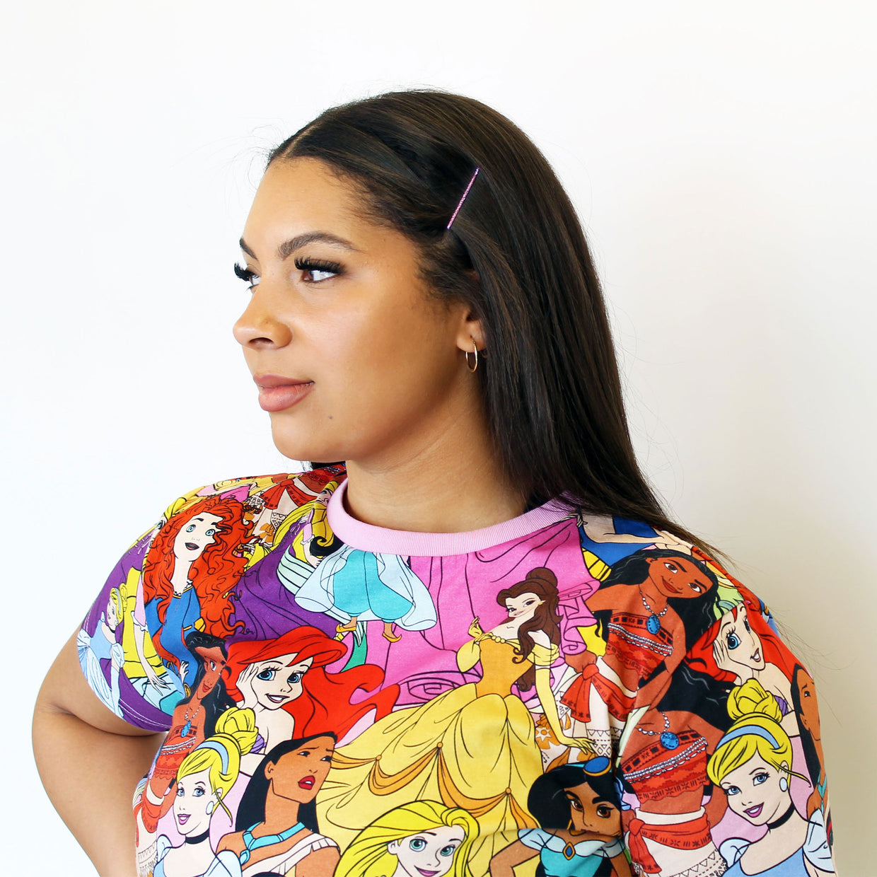 Disney Princess AOP Print T-Shirt—Cakeworthy